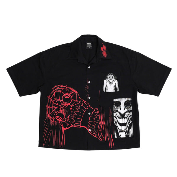 YOKAI VS ALIENS BUTTON UP