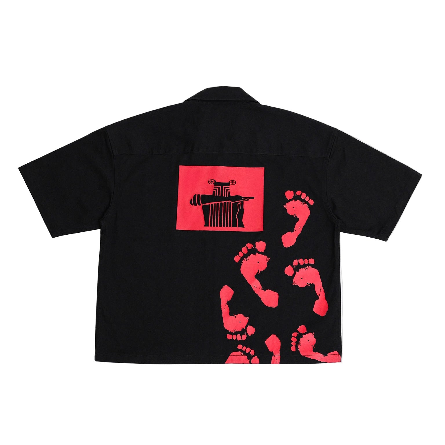 YOKAI VS ALIENS BUTTON UP