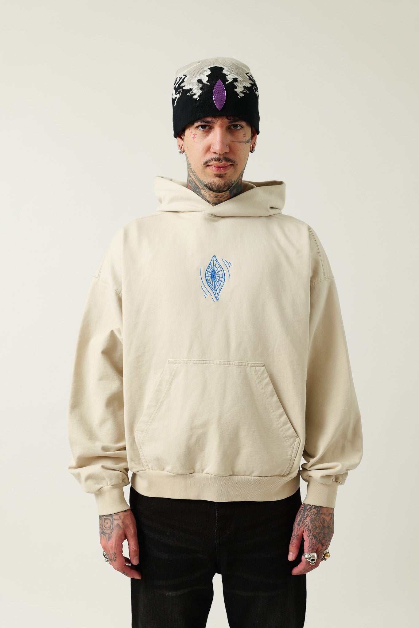 OCCULT PS1 CREAM HOODIE