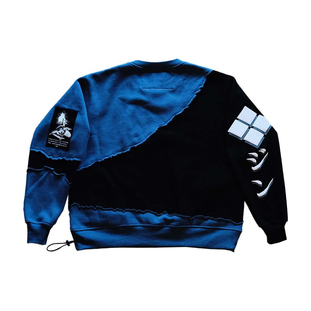 Avantlook spliced online crewneck sweater